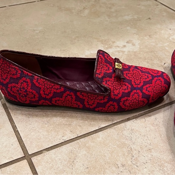Tory Burch Chandra Smoking Fall 🍁 Loafer  flats size 10 - Picture 4 of 10